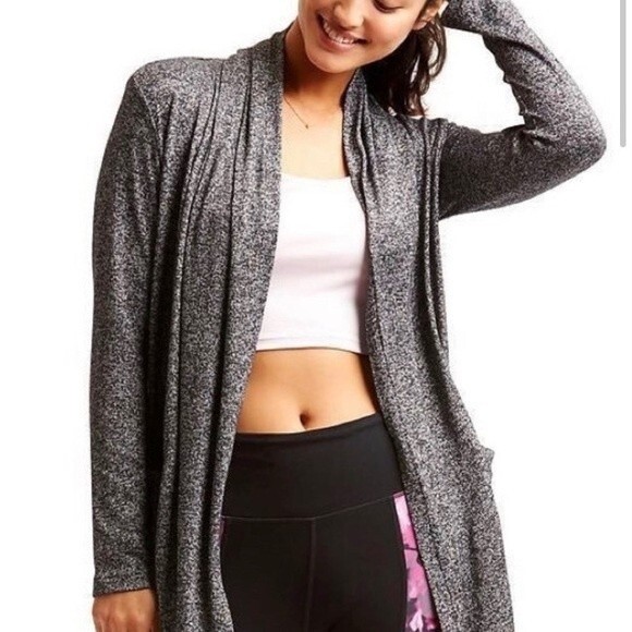 ATHLETA Pose Wrap Marled Open Cardigan- Small - Picture 1 of 12